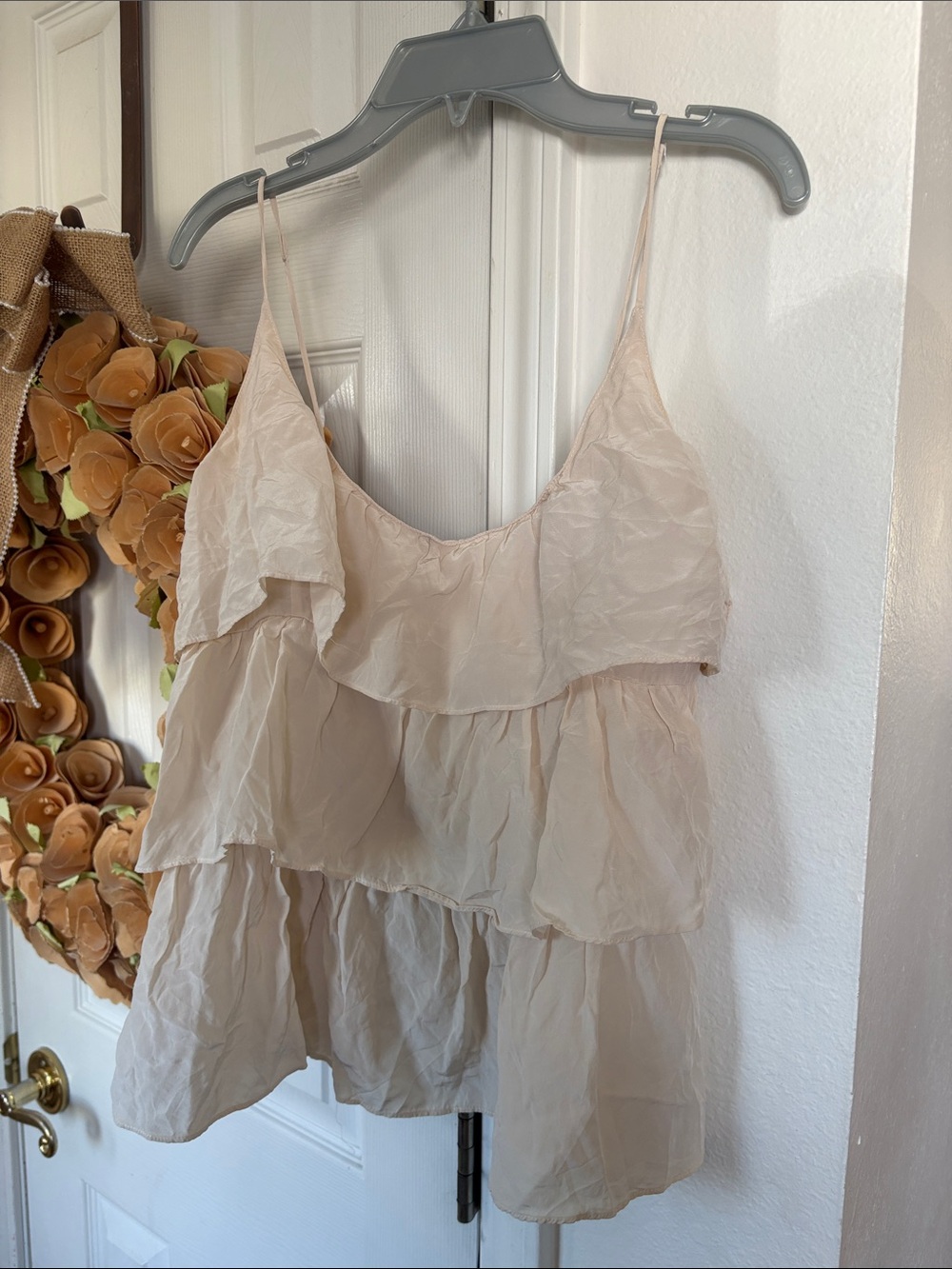 Jay Godfrey silk ruffle top